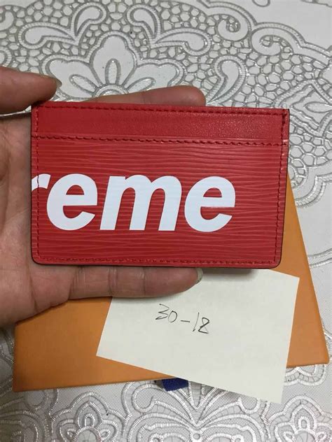 supreme lv card holder fake|louis vuitton x supreme authentication.